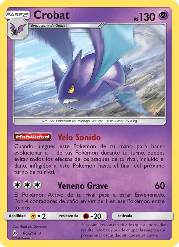 Crobat · Vínculos Indestructibles 66/214