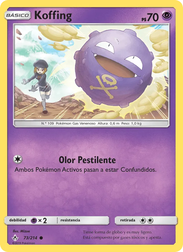 Koffing · Vínculos Indestructibles 73/214