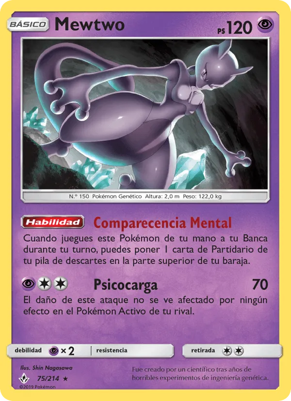 Mewtwo · Vínculos Indestructibles 75/214