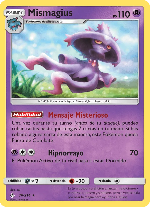 Mismagius · Vínculos Indestructibles 78/214