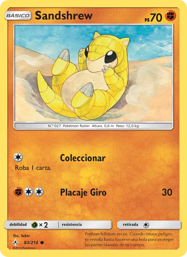 Sandshrew · Vínculos Indestructibles 83/214