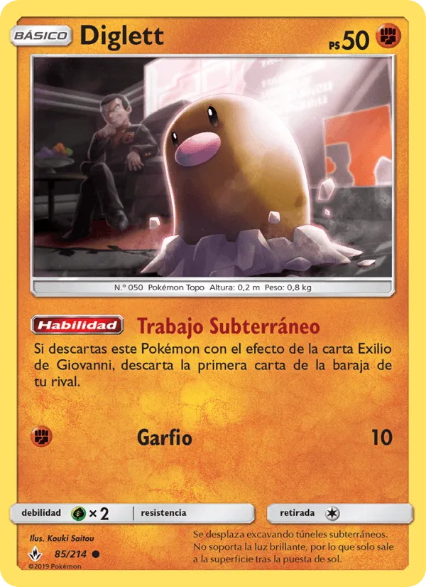 Diglett · Vínculos Indestructibles 85/214