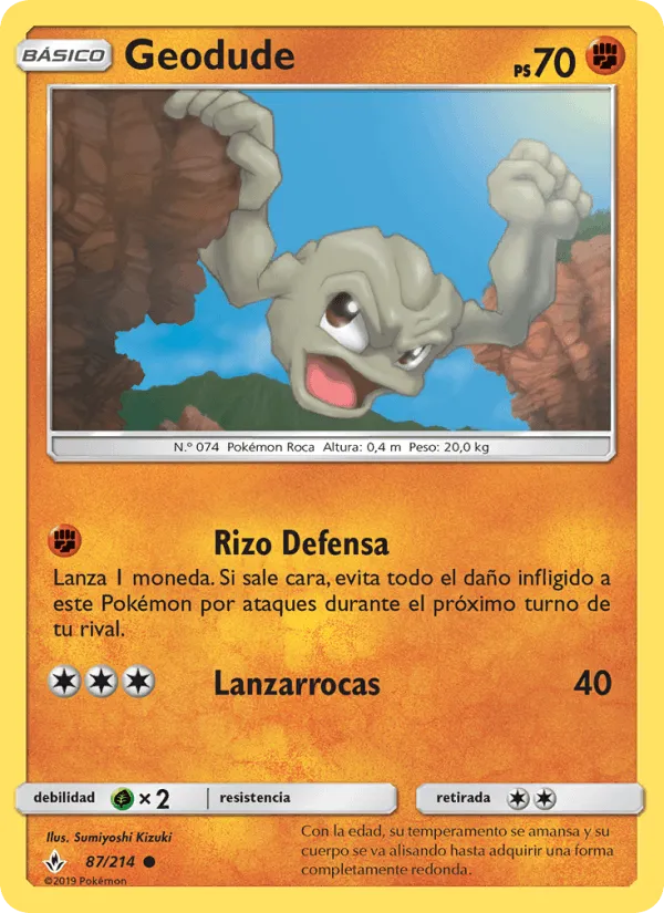 Geodude · Vínculos Indestructibles 87/214