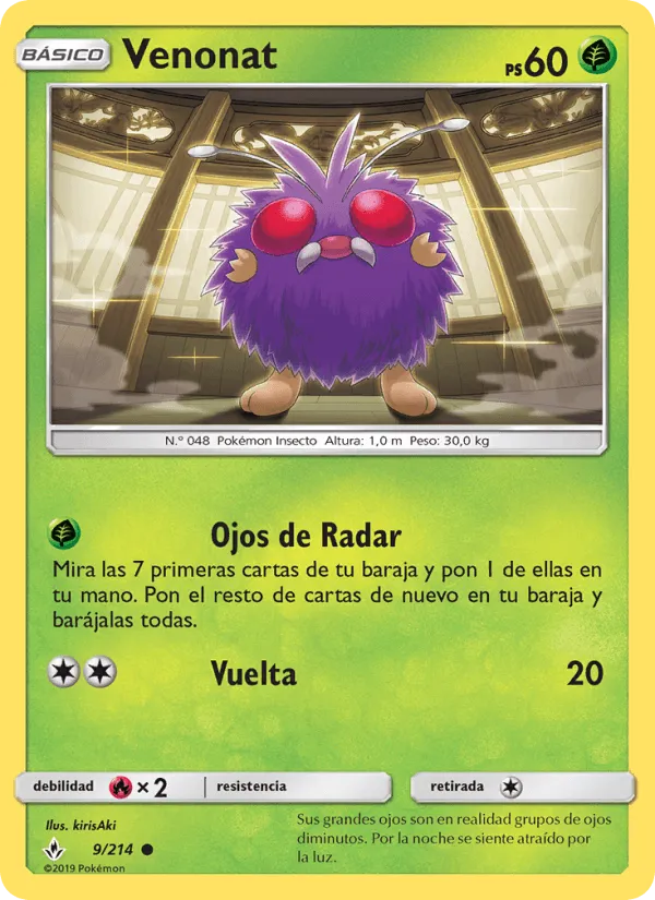 Venonat · Vínculos Indestructibles 9/214