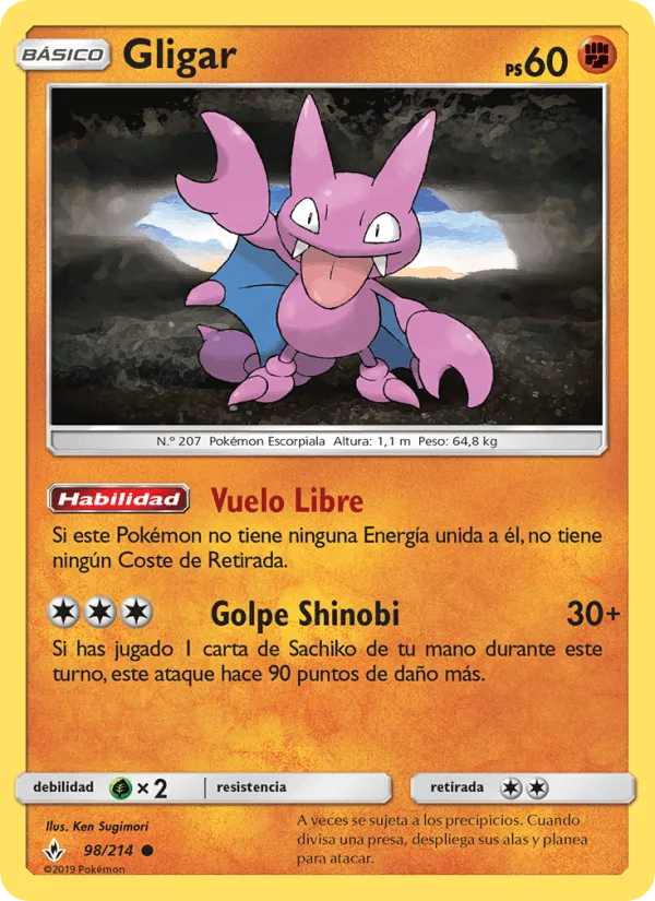 Gligar · Vínculos Indestructibles 98/214