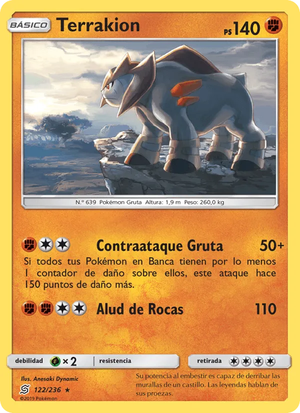 Terrakion · Mentes Unidas 122/236