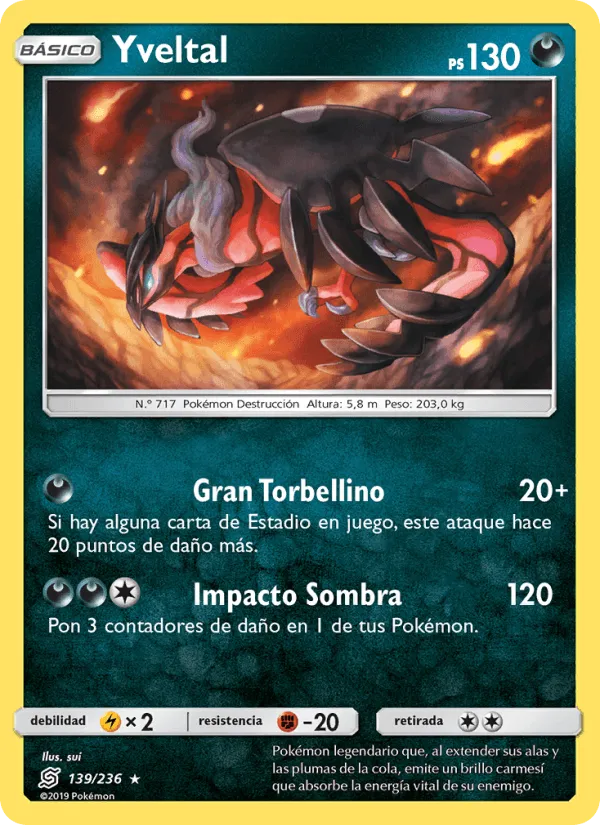 Yveltal · Mentes Unidas 139/236