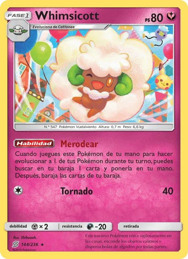 Whimsicott · Mentes Unidas 144/236