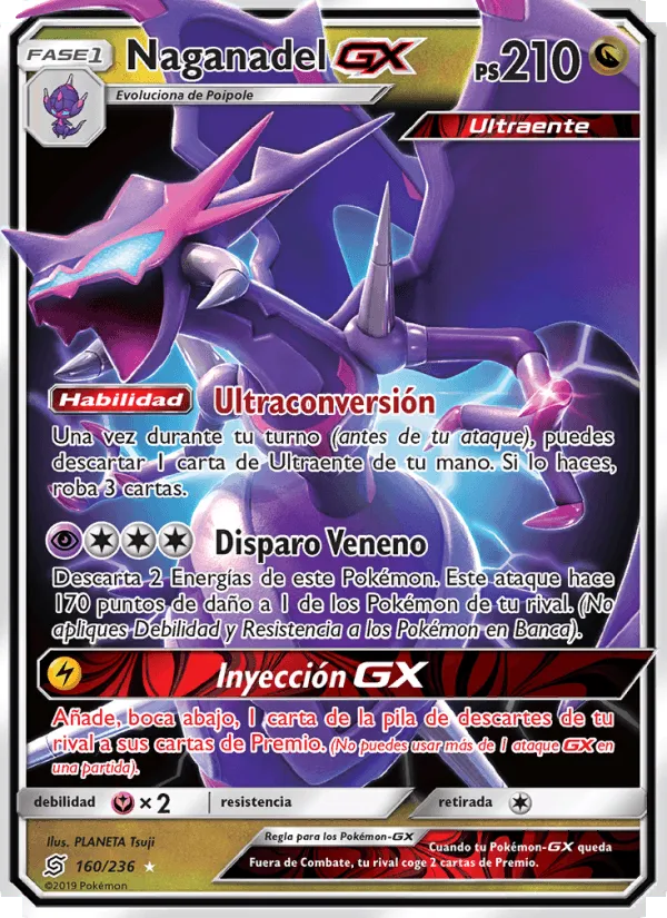 Naganadel GX · Mentes Unidas 160/236