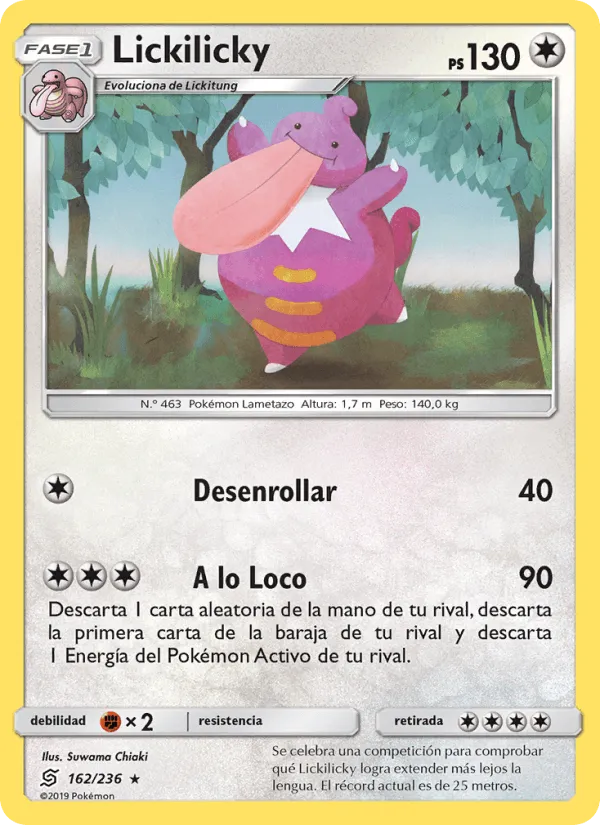 Lickilicky · Mentes Unidas 162/236