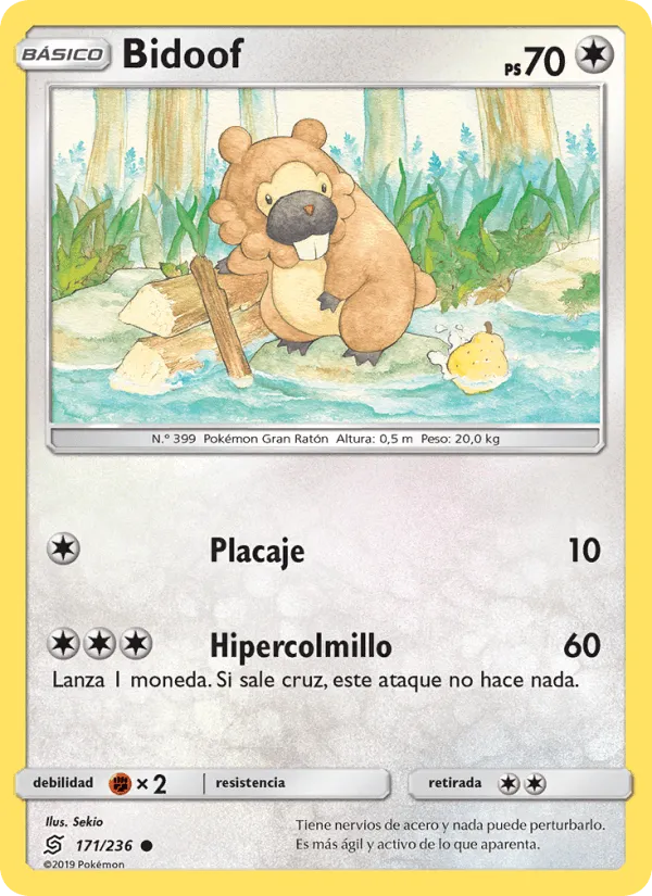 Bidoof · Mentes Unidas 171/236