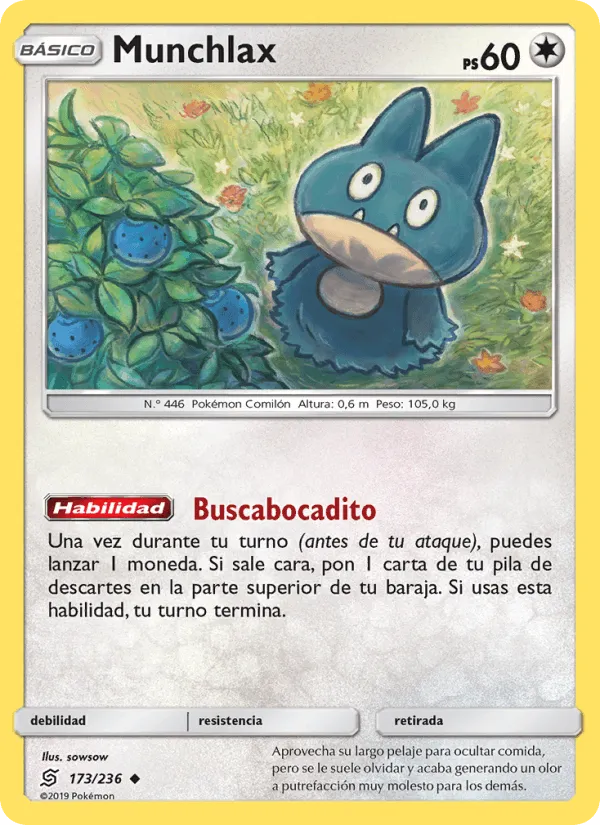 Munchlax · Mentes Unidas 173/236