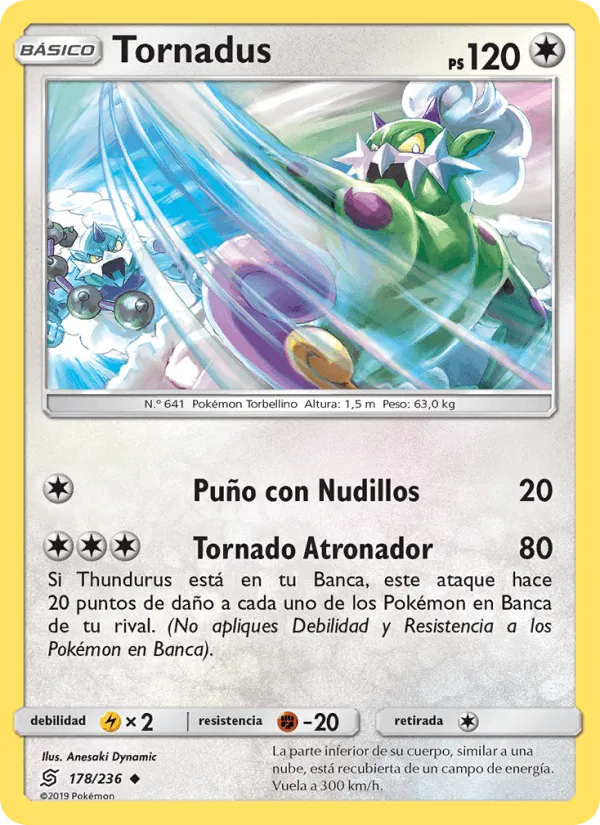 Tornadus · Mentes Unidas 178/236