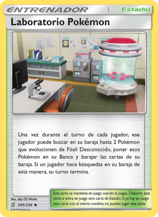 Laboratorio Pokémon · Mentes Unidas 205/236