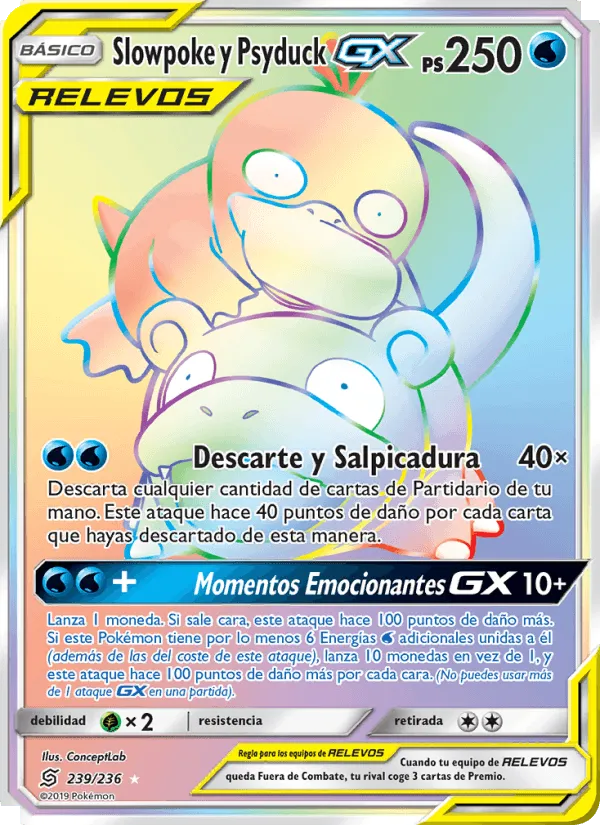 Slowpoke y Psyduck GX · Mentes Unidas 239/236