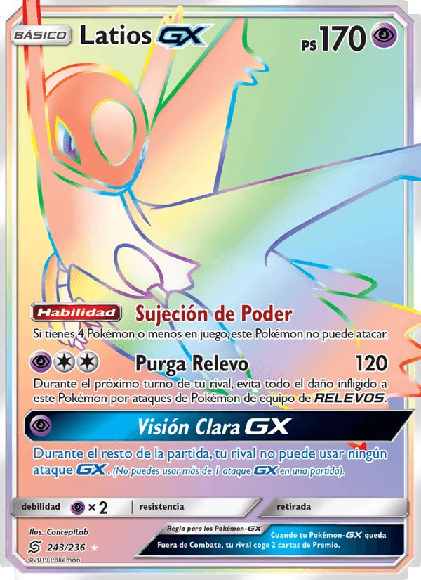 Latios GX · Mentes Unidas 243/236