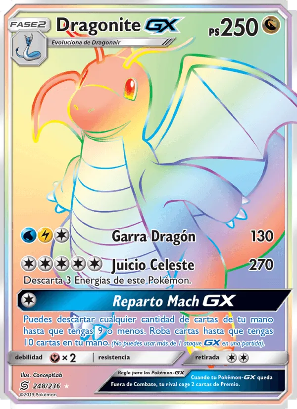 Dragonite GX · Mentes Unidas 248/236