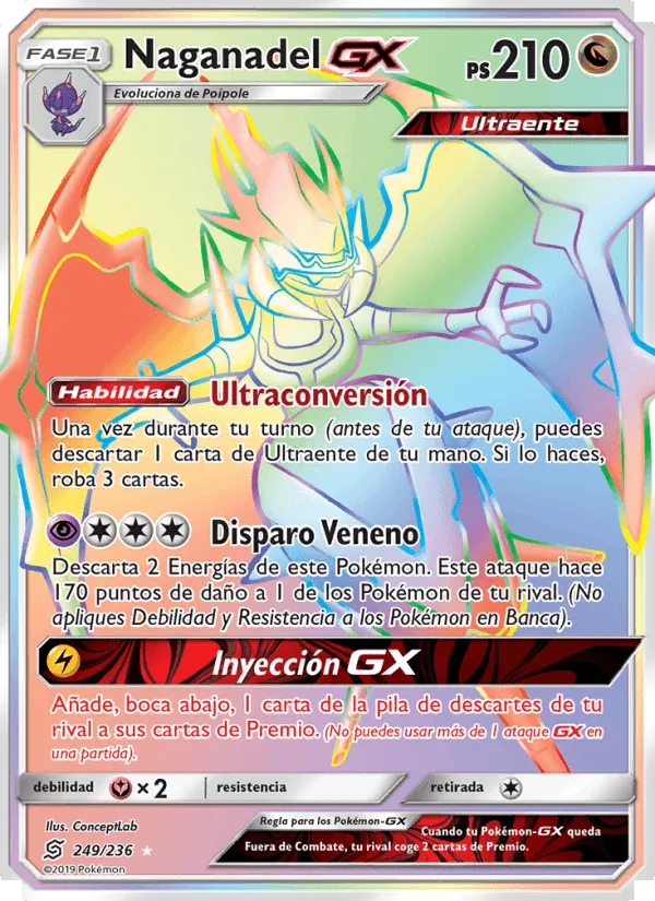 Naganadel GX · Mentes Unidas 249/236