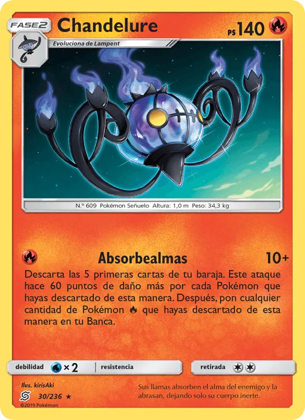Chandelure · Mentes Unidas 30/236