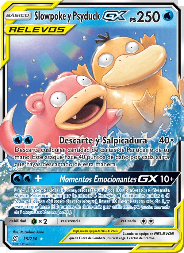 Slowpoke y Psyduck GX · Mentes Unidas 35/236