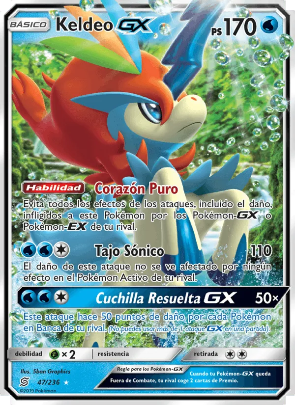 Keldeo GX · Mentes Unidas 47/236