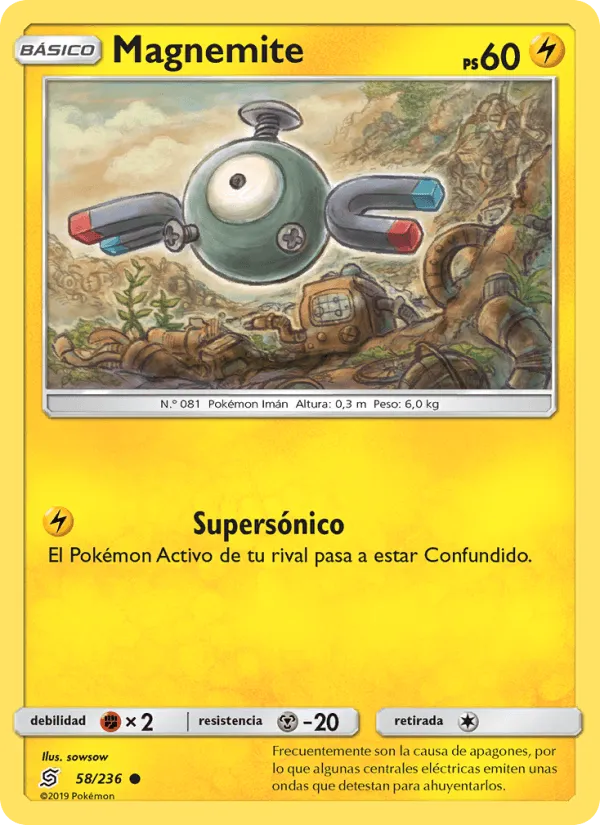 Magnemite · Mentes Unidas 58/236