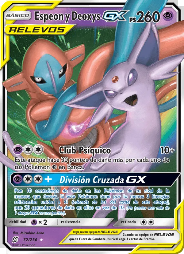 Espeon y Deoxys GX · Mentes Unidas 72/236