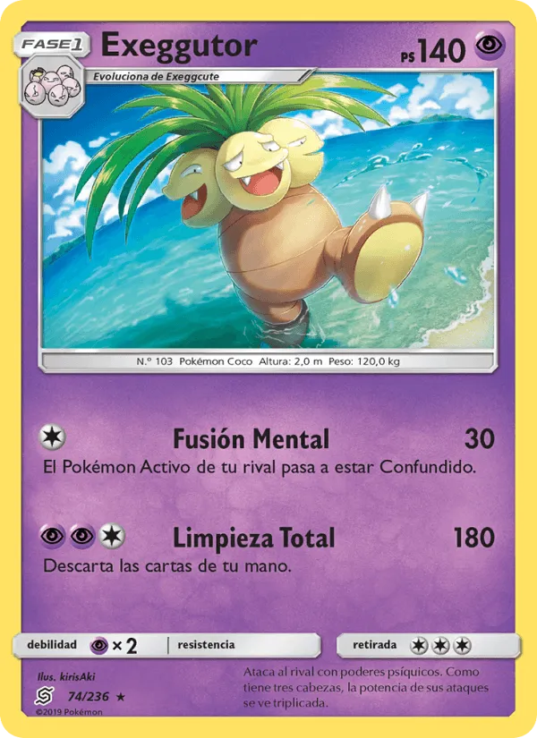 Exeggutor · Mentes Unidas 74/236