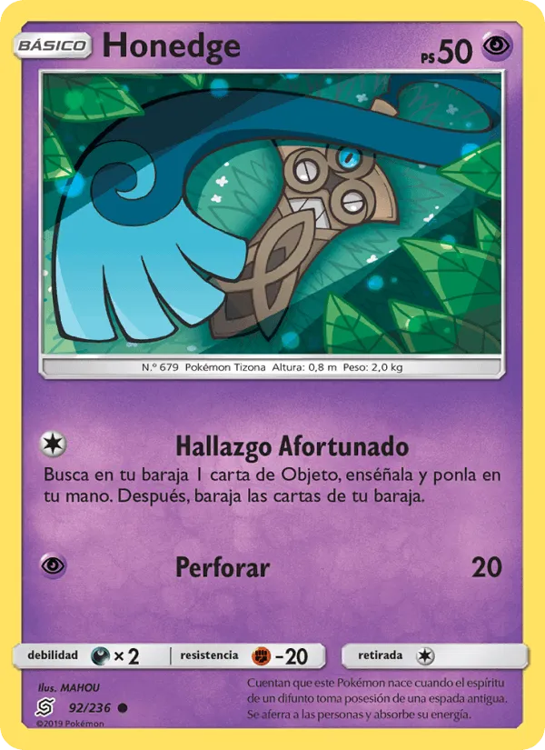 Honedge · Mentes Unidas 92/236