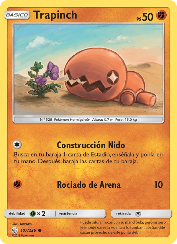Trapinch · Eclipse Cósmico 107/236