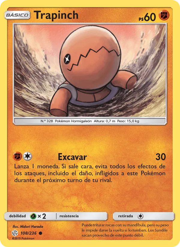 Trapinch · Eclipse Cósmico 108/236
