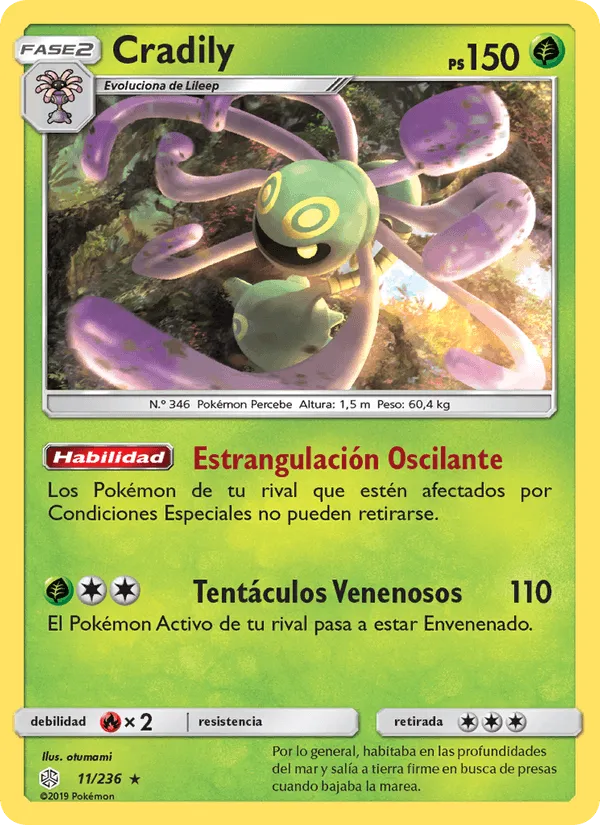 Cradily · Eclipse Cósmico 11/236