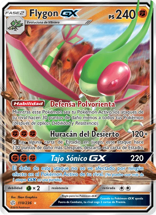 Flygon GX · Eclipse Cósmico 110/236