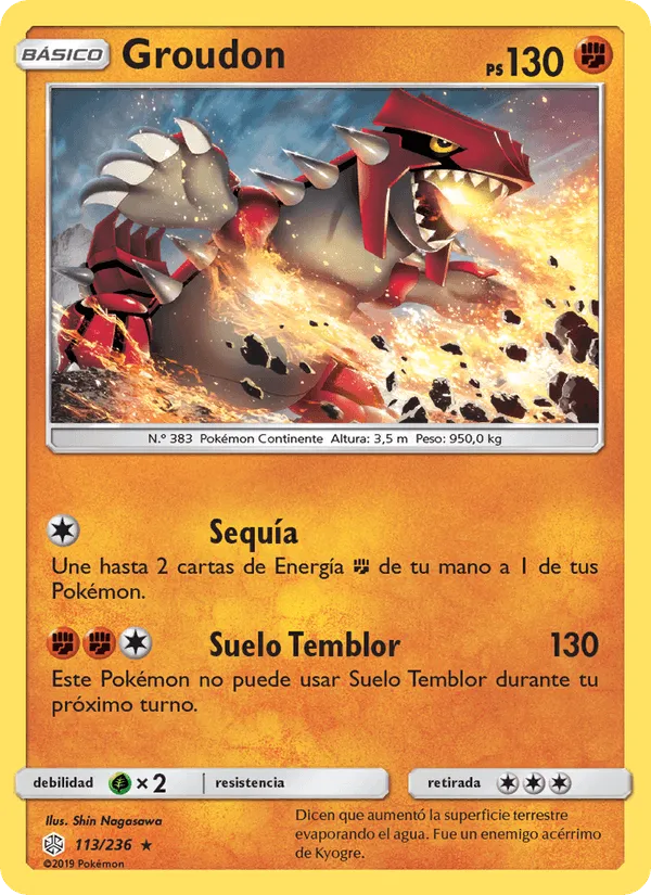 Groudon · Eclipse Cósmico 113/236