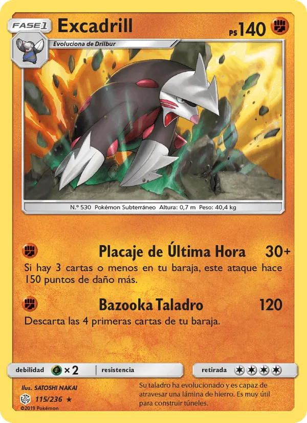Excadrill · Eclipse Cósmico 115/236