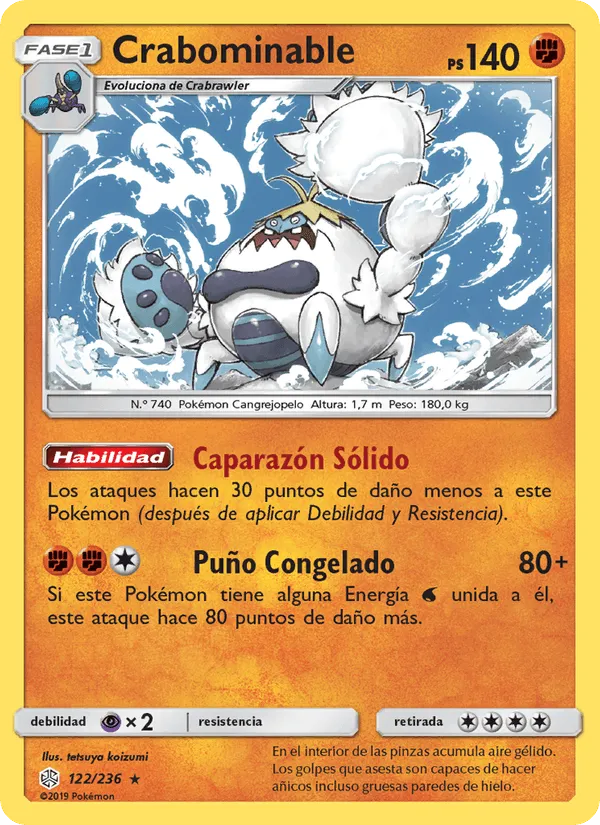 Crabominable · Eclipse Cósmico 122/236