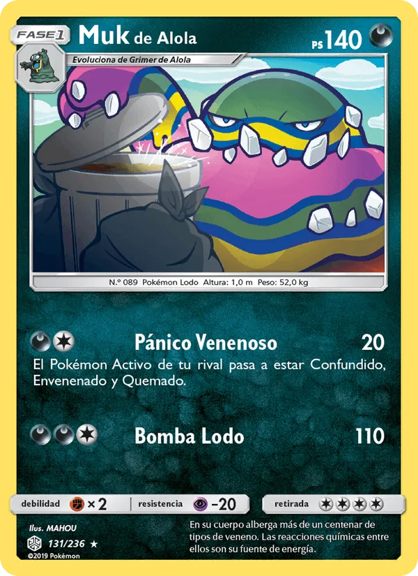 Muk de Alola · Eclipse Cósmico 131/236