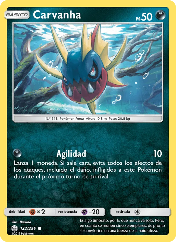 Carvanha · Eclipse Cósmico 132/236