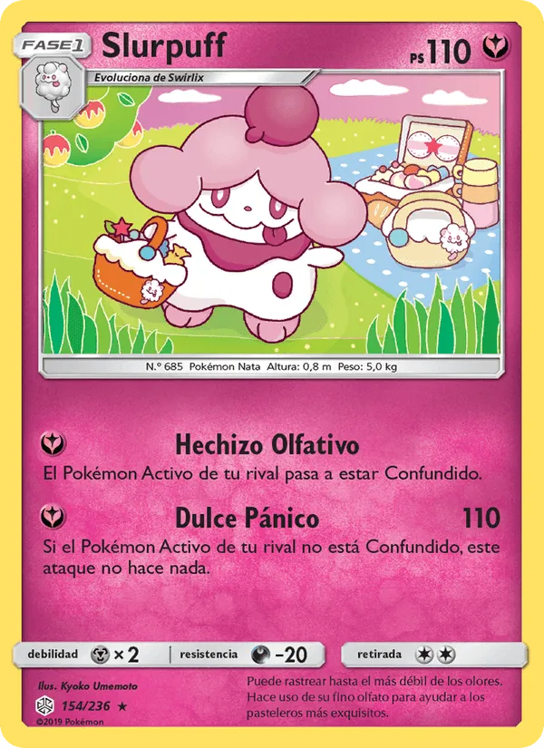 Slurpuff · Eclipse Cósmico 154/236