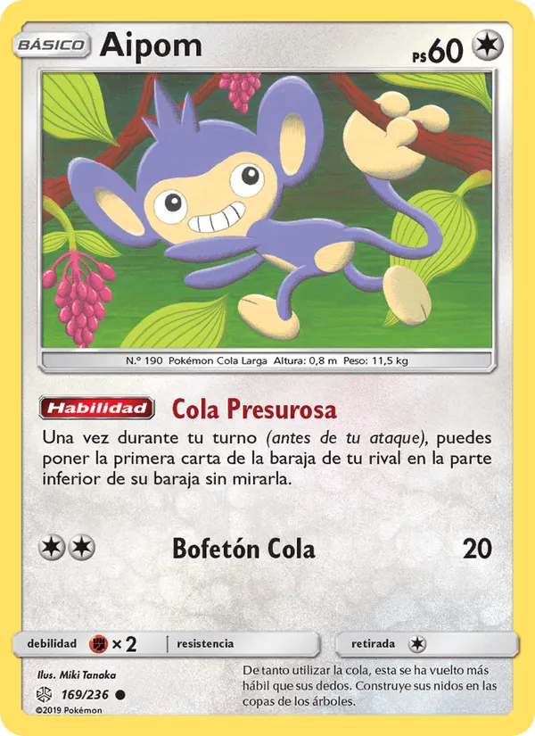 Aipom · Eclipse Cósmico 169/236