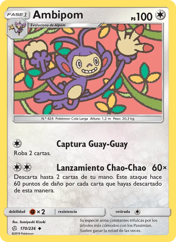 Ambipom · Eclipse Cósmico 170/236