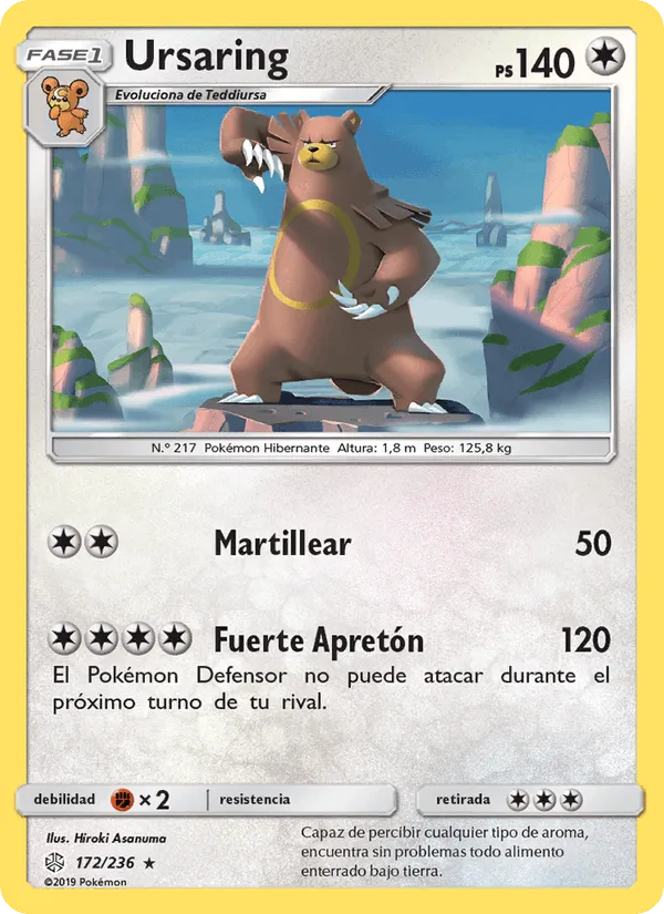 Ursaring · Eclipse Cósmico 172/236
