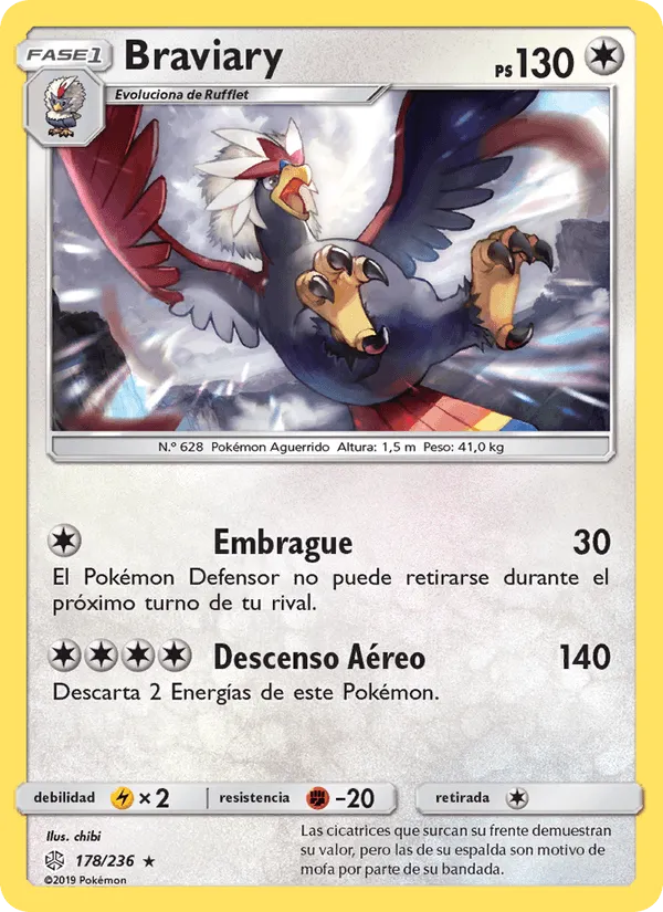 Braviary · Eclipse Cósmico 178/236