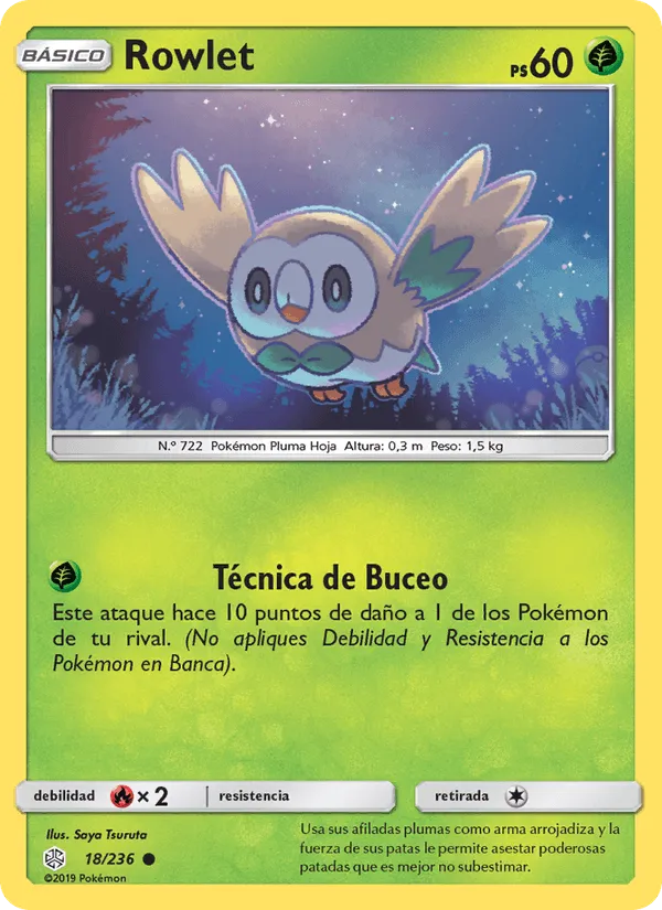 Rowlet · Eclipse Cósmico 18/236