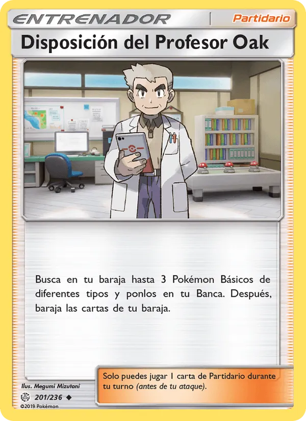 Disposición del Profesor Oak · Eclipse Cósmico 201/236