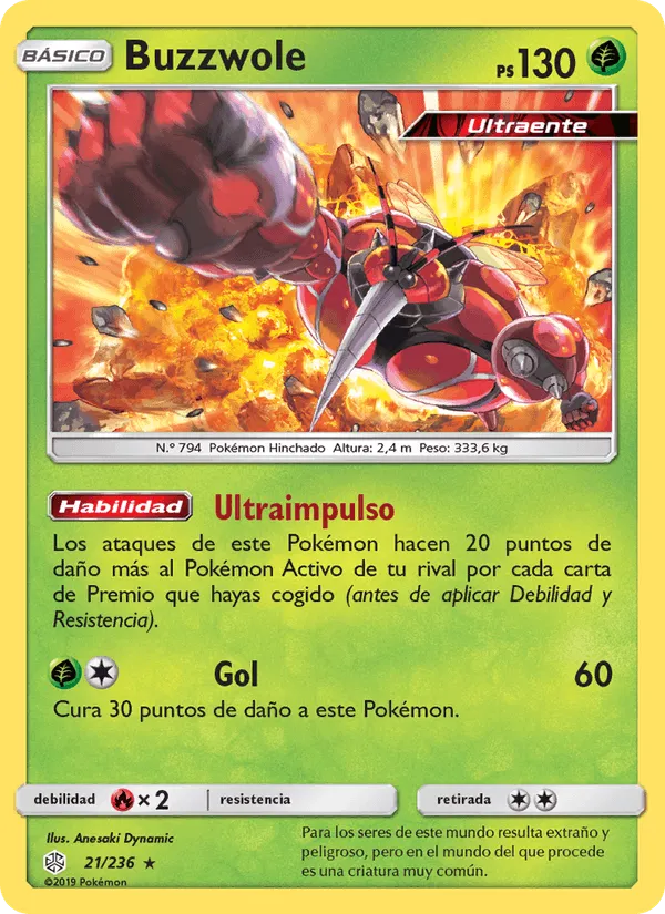 Buzzwole · Eclipse Cósmico 21/236