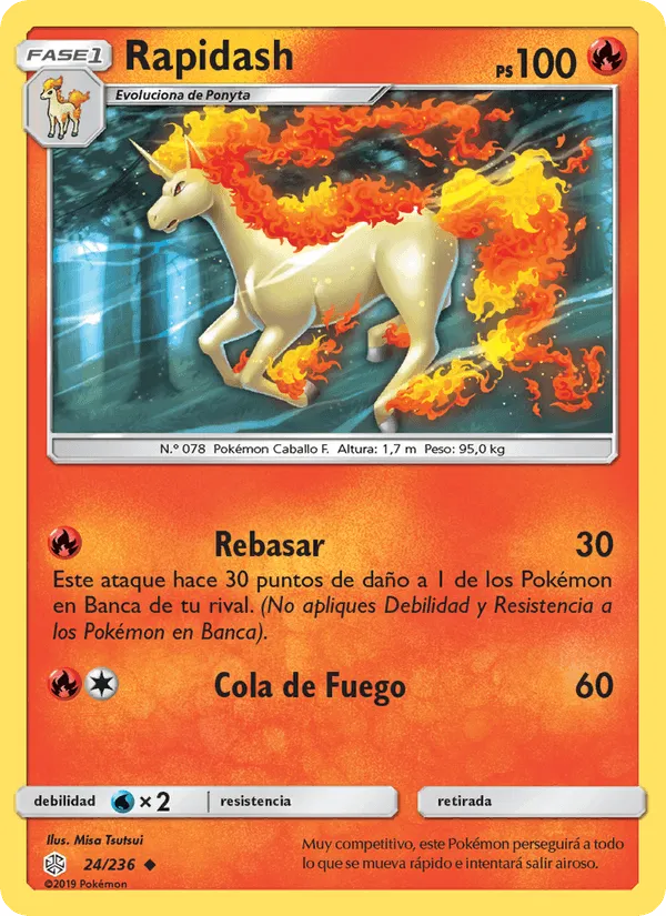 Rapidash · Eclipse Cósmico 24/236