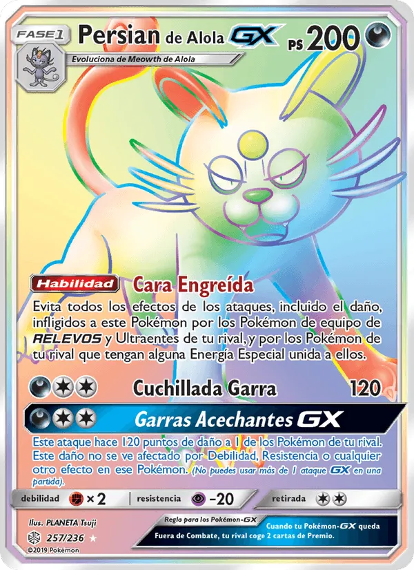 Persian de Alola GX · Eclipse Cósmico 257/236