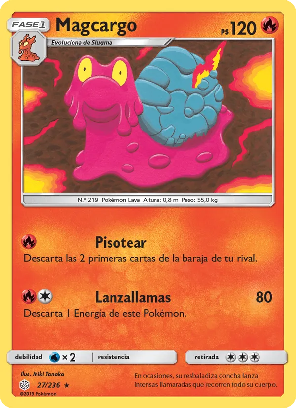Magcargo · Eclipse Cósmico 27/236