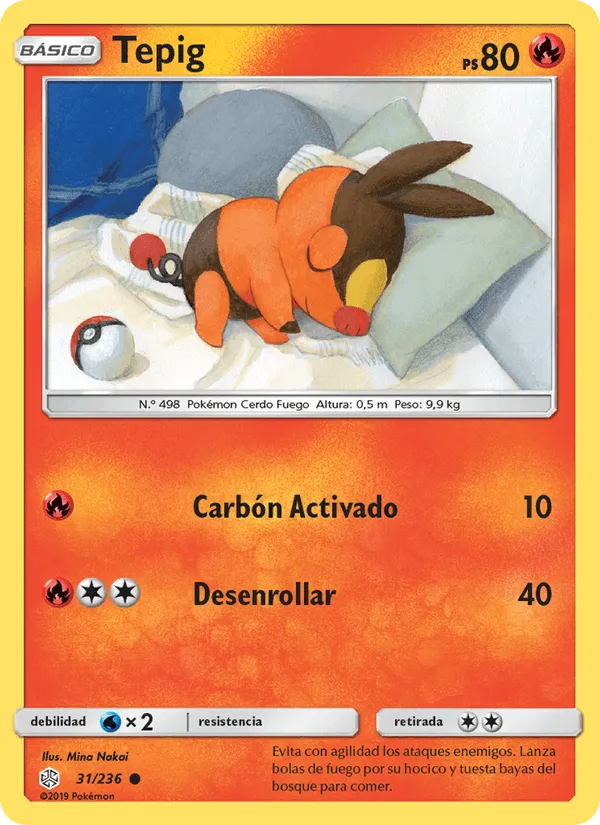 Tepig · Eclipse Cósmico 31/236